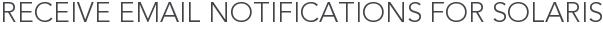 Receive Email Notifications for Solaris